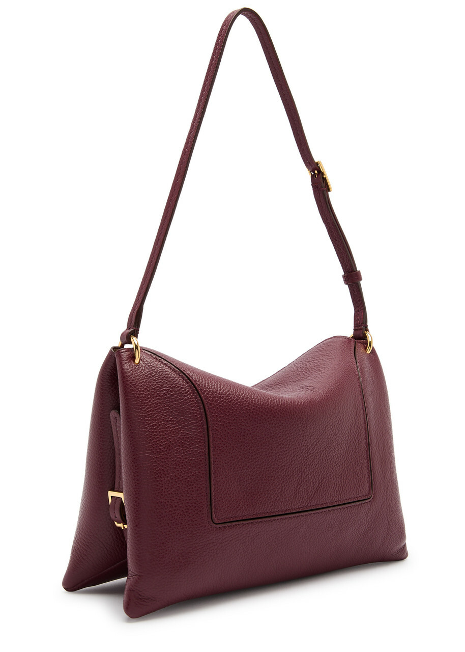 Wandler Penelope Slouch Leather Cross-body bag - Burgundy - One Size