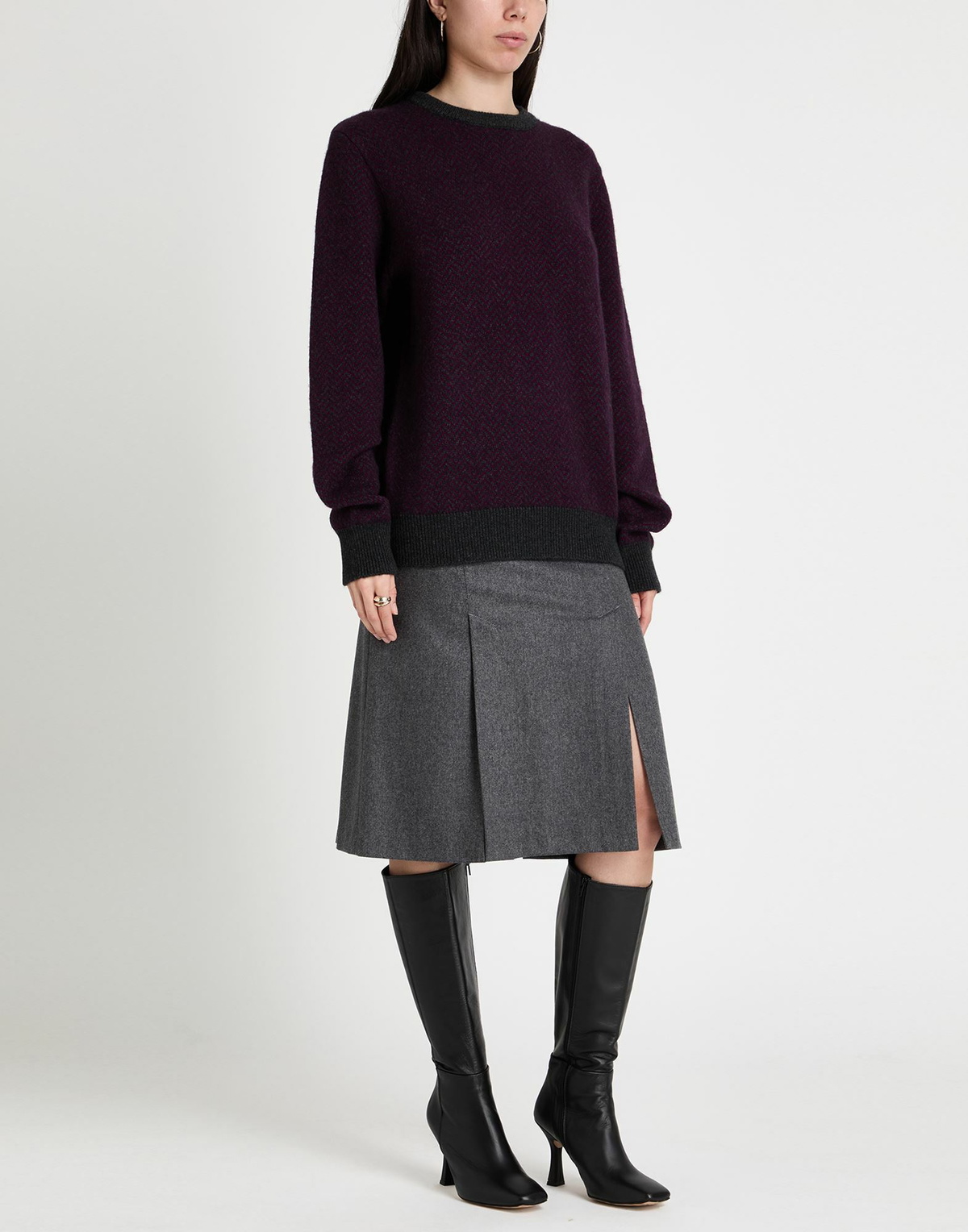 Majestic Filatures Womens Sweater Garnet