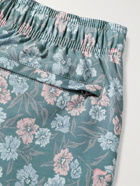 FAHERTY - Beacon Mid-Length Printed Swim Shorts - Blue