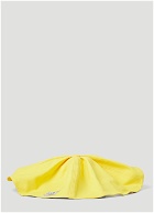 Draped Cap in Yellow