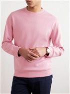 Brunello Cucinelli - Cotton-Blend Jersey Sweatshirt - Pink