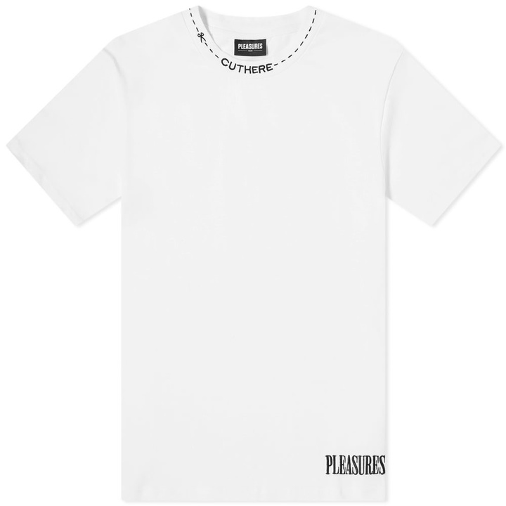 Photo: PLEASURES Heavyweight Cut Here Tee