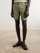 Orlebar Brown - Straight-Leg Cotton Shorts - Green
