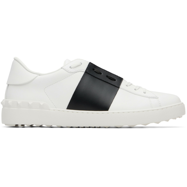 Photo: Valentino Garavani White Calfskin Open Sneakers