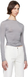 CDLP Gray Lightweight Long Sleeve T-shirt