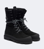 Moncler Vera suede lace-up boots
