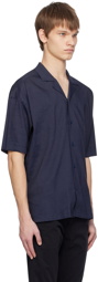 BOSS Navy Relaxed-Fit Shirt