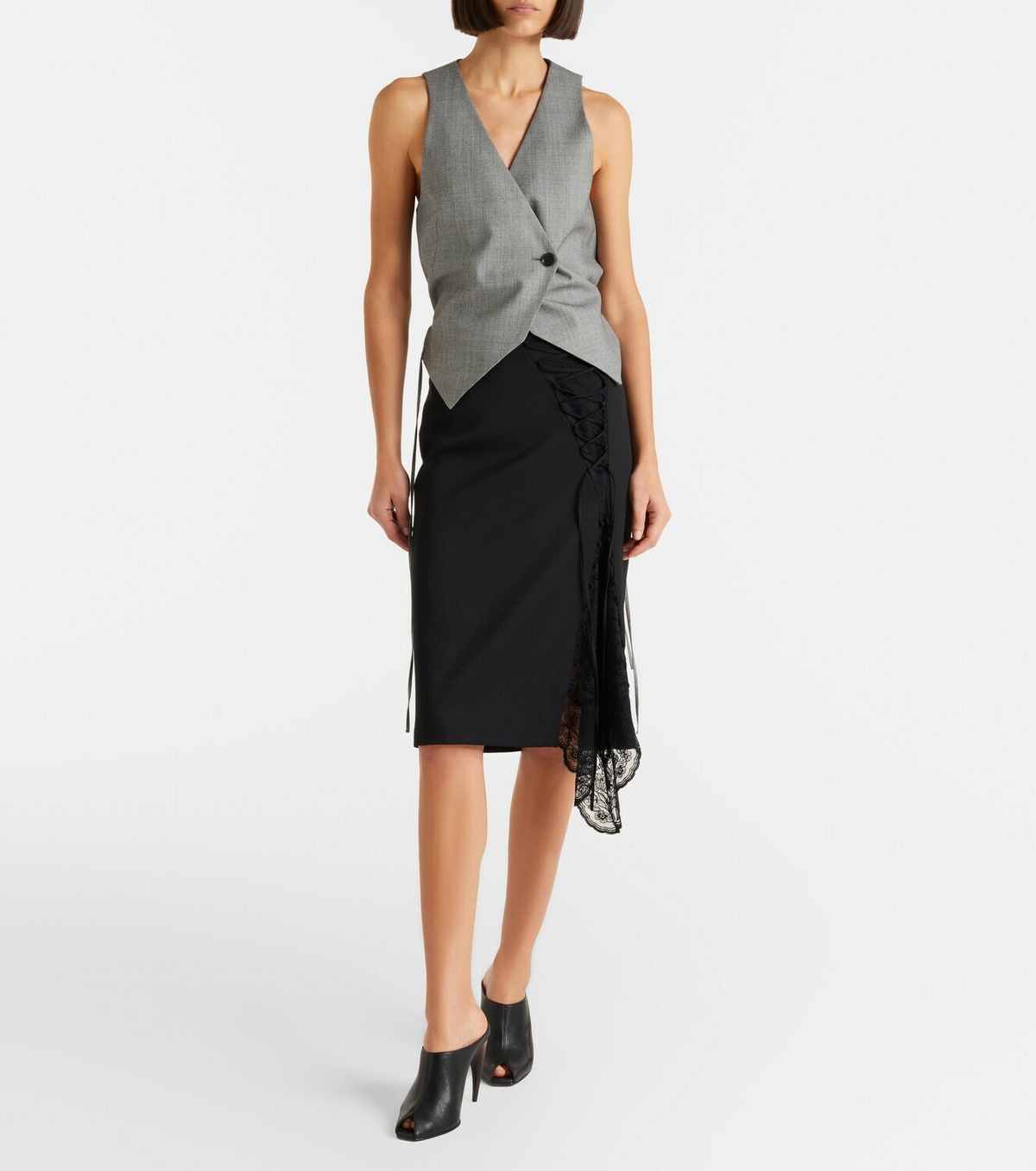 McQueen Asymmetric vest