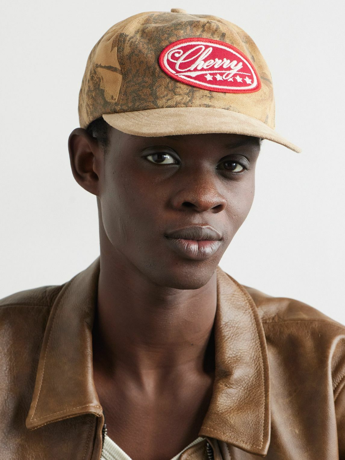 Cherry Los Angeles - Five Star Logo-Appliquéd Printed Cotton-Canvas Baseball Cap