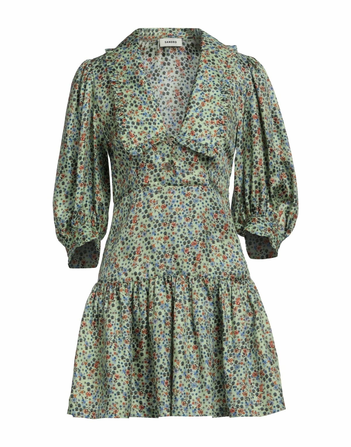 Sandro Womens Mini dress in Sage green