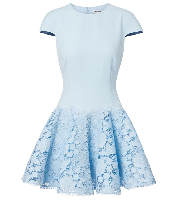 Photo: Self-Portrait Lace minidress