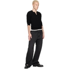 Bottega Veneta Black Astaire Loafers