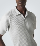 Homme Plissé Issey Miyake Basics pleated polo shirt