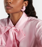 Gucci Embellished clip-on earrings