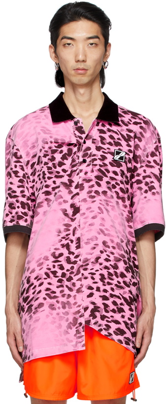 Photo: We11done Pink Leopard All Over Polo