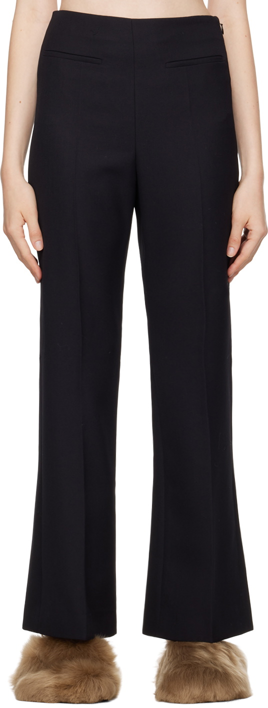 Carven Black Cropped Trousers