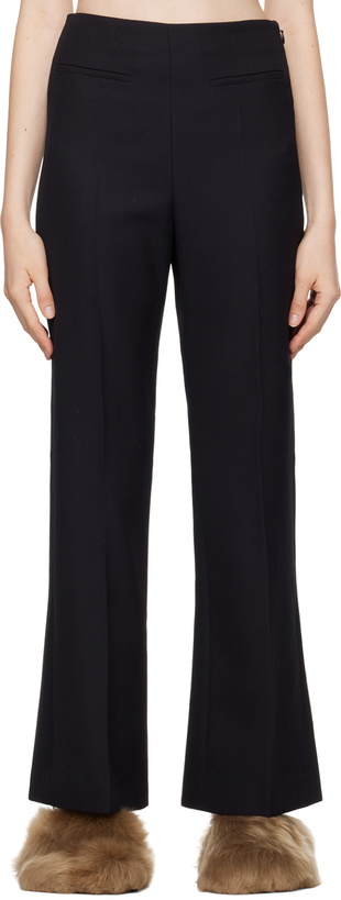 Photo: Carven Black Cropped Trousers