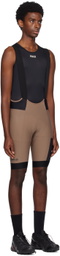 PEdALED Brown Jary Bib Shorts