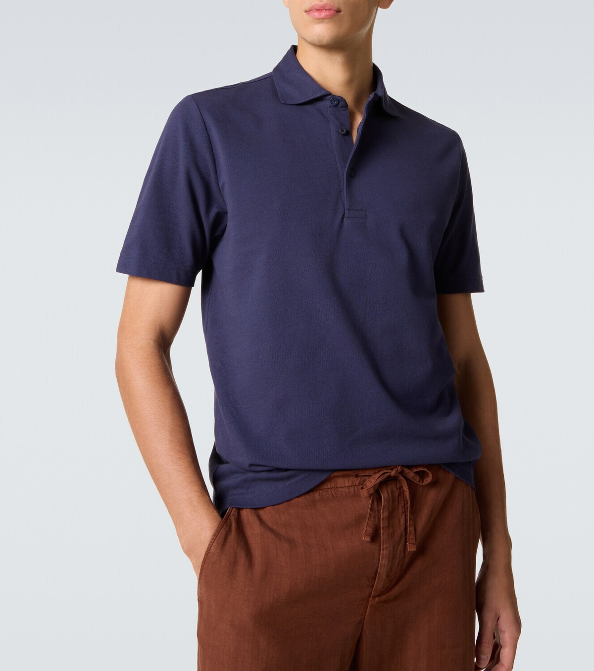 Frescobol Carioca Luca cotton piqué polo shirt