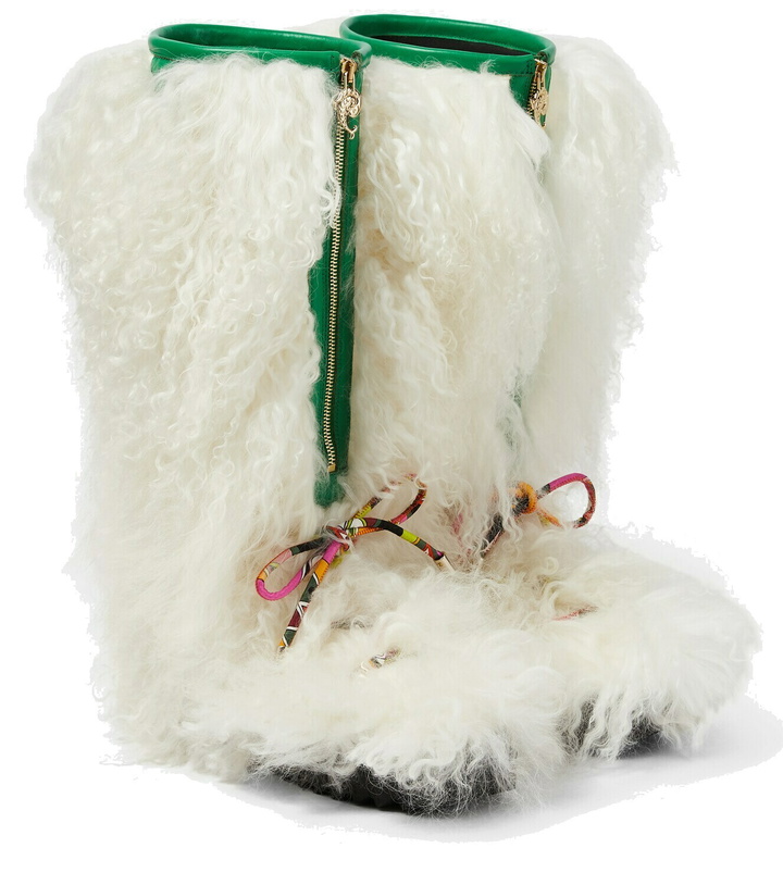 Photo: Pucci - Freezy shearling knee-high boots