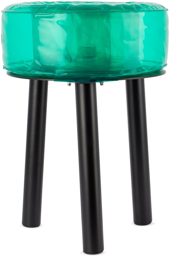 Photo: Mojow Black & Green Floofy Stool