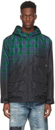 Neighborhood Black & Green Check Fade E Jacket