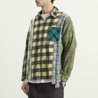 Needles Men's 7 Cuts Flannel Shirt in Assorted