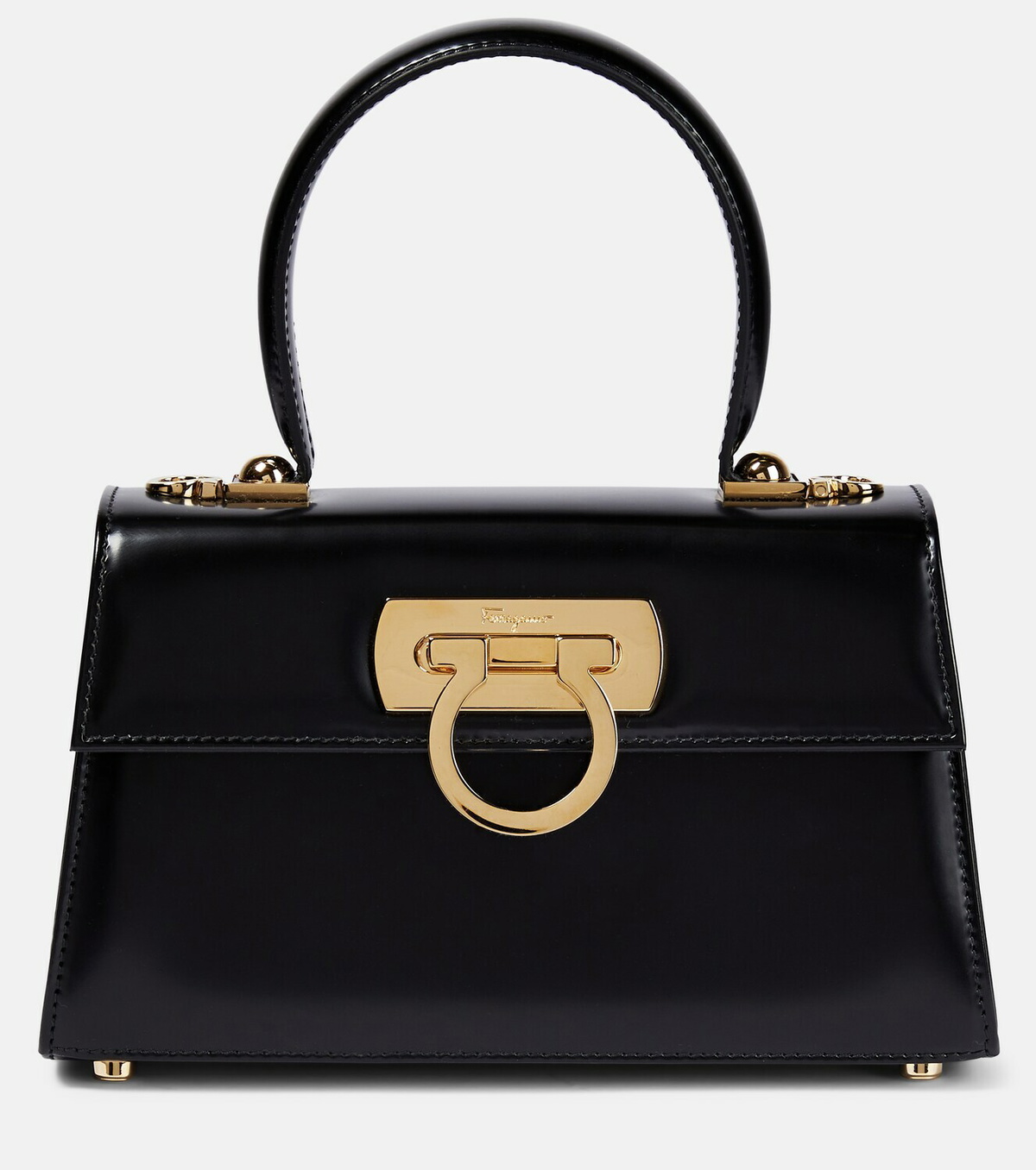 Ferragamo - Gancini Small leather tote bag Salvatore Ferragamo