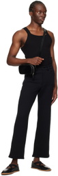 FORMA Black Embroidered Sweatpants