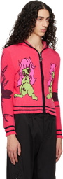 Chopova Lowena Pink 'My Name Is Tiny' Hoodie