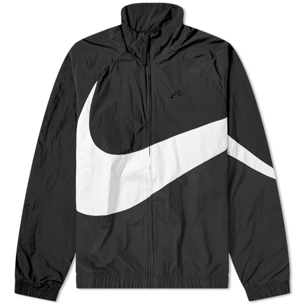 Nike Big Swoosh Woven Jacket Black & White Nike