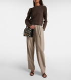 Khaite Blake calf hair crossbody bag