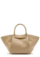 Demellier The Midi New York Grained Leather Tote bag - Taupe - One Size