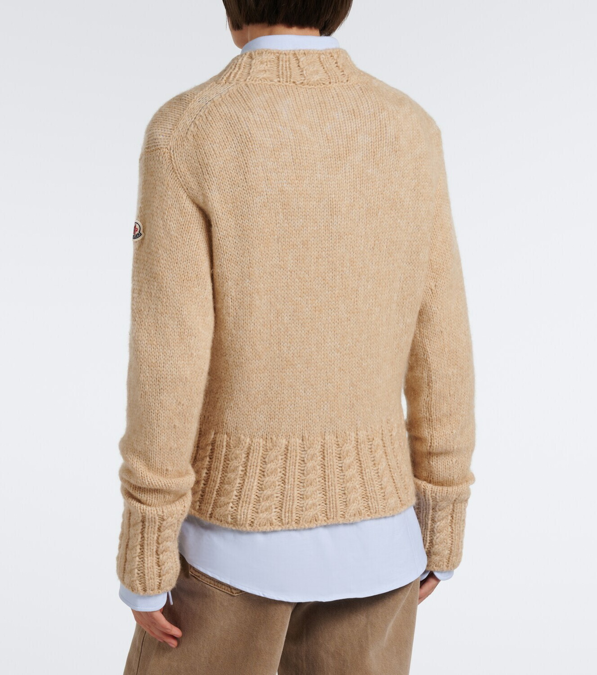 Moncler Alpaca and wool-blend sweater