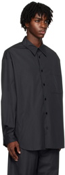 LEMAIRE SSENSE Exclusive Navy Relaxed Shirt