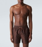 Frescobol Carioca Rio jacquard swim trunks
