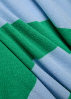 Allude Striped Wool and Cashmere-blend Polo Shirt Green