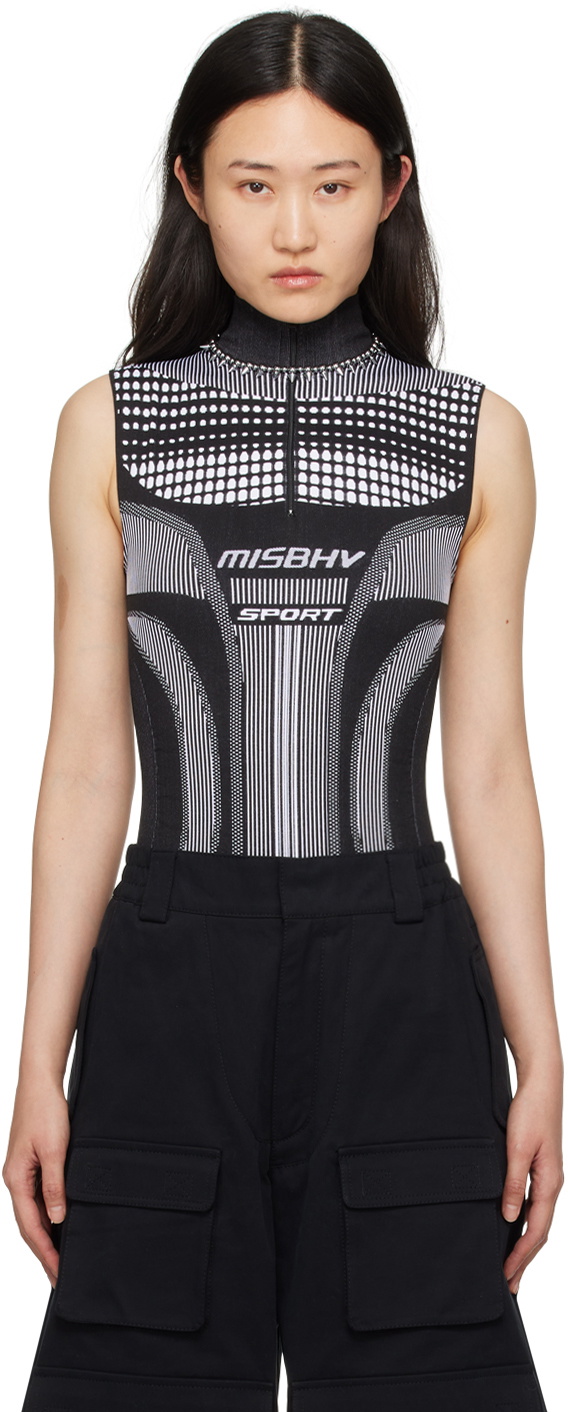 MISBHV Black & White Europa Bodysuit MISBHV