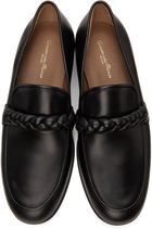 Gianvito Rossi Black Belem Loafers