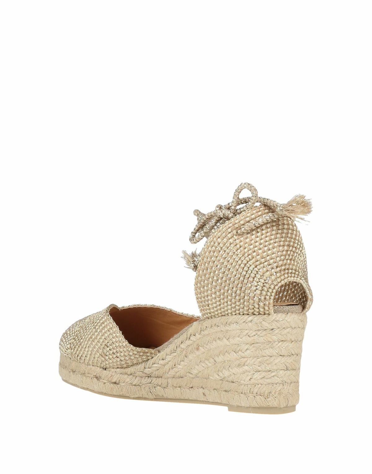 Castañer Womens Espadrilles in Gold