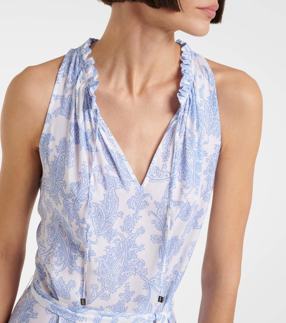 Heidi Klein Paisley tiered minidress