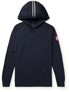 Canada Goose - Amherst CORDURA-Panelled Merino Wool Hoodie - Blue