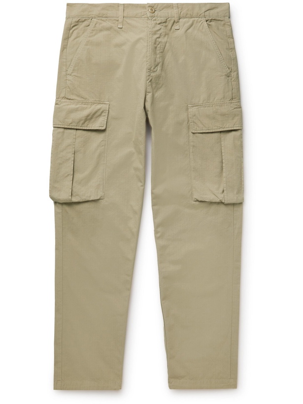 Photo: EDWIN - Jungle Garment-Dyed Enzyme-Washed Cotton-Ripstop Trousers - Neutrals