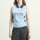 Martine Rose Women's Shrunken Stretch Football Vest in Blue