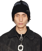 JW Anderson Black Patch Beanie