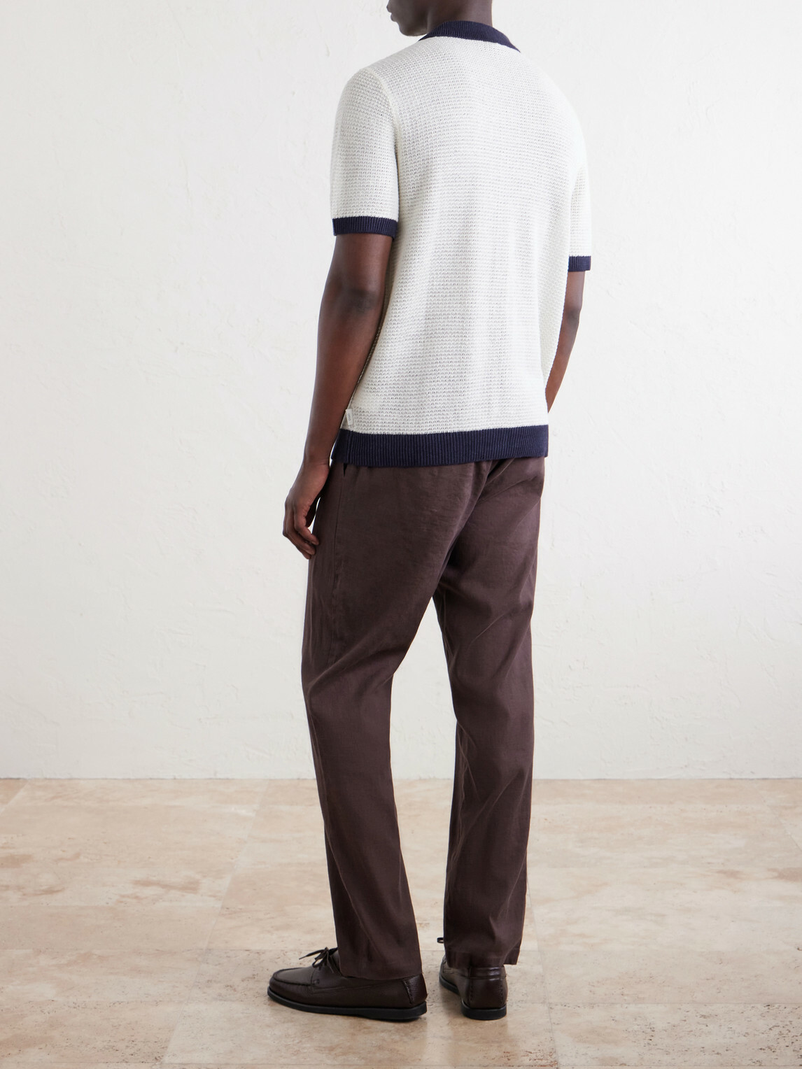 Onia - Crocheted Linen Shirt - Neutrals