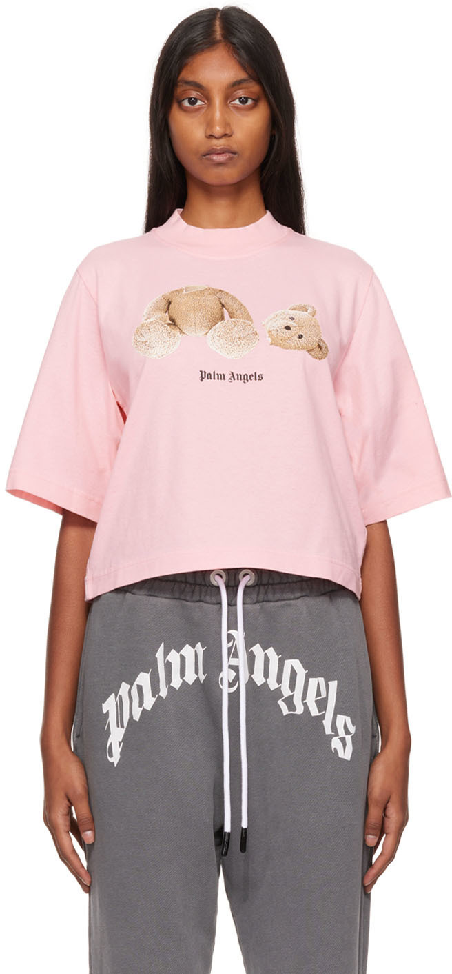 pink palm angels shirt womens