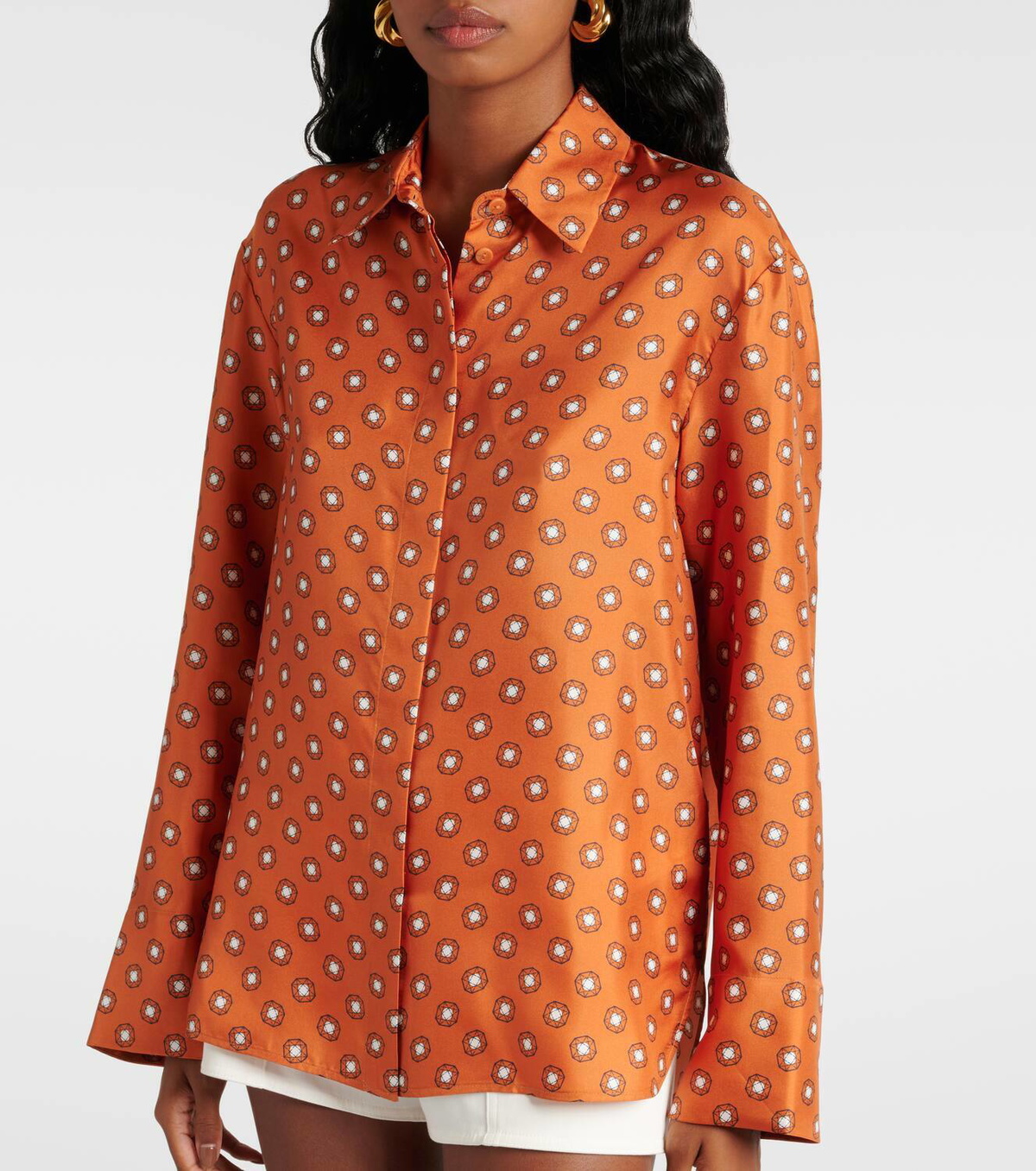 Max Mara Leisure Urna printed silk shirt Max Mara