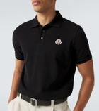 Moncler Logo cotton piqué polo shirt