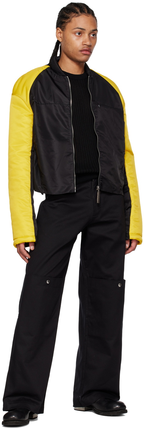 SPENCER BADU Black Vented Sweater